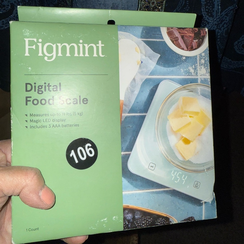 Mint Digital Food Scale with LED Display